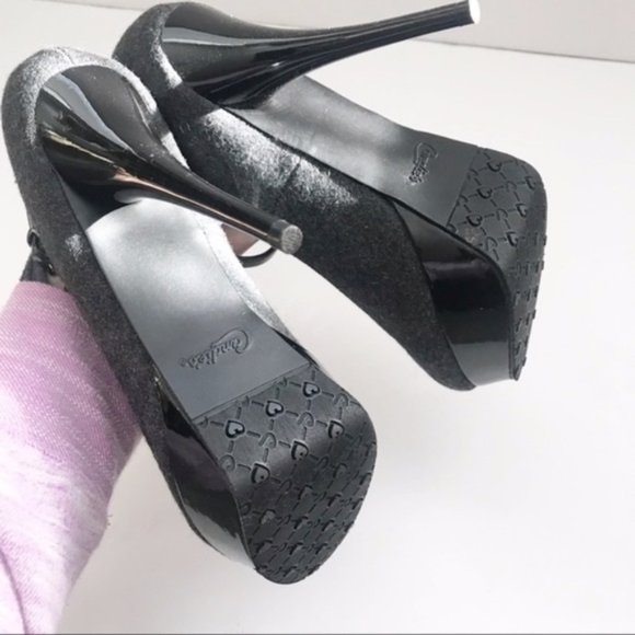 Candie's | Caprescotgrey Platform Heels NWT - Picture 6 of 7